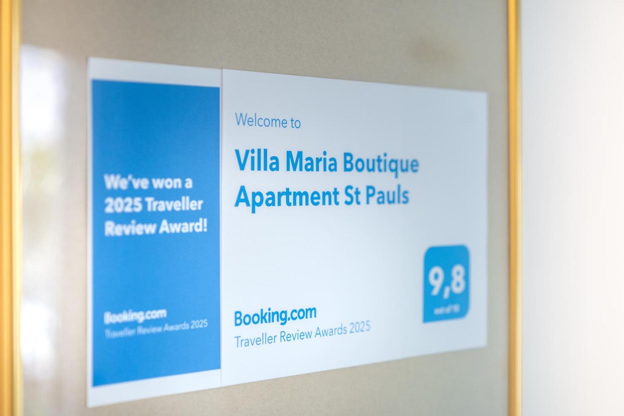 Villa Maria Boutique Apartment St Pauls アッピアーノ・スッラ・ストラーダ・デル・ヴィーノ エクステリア 写真